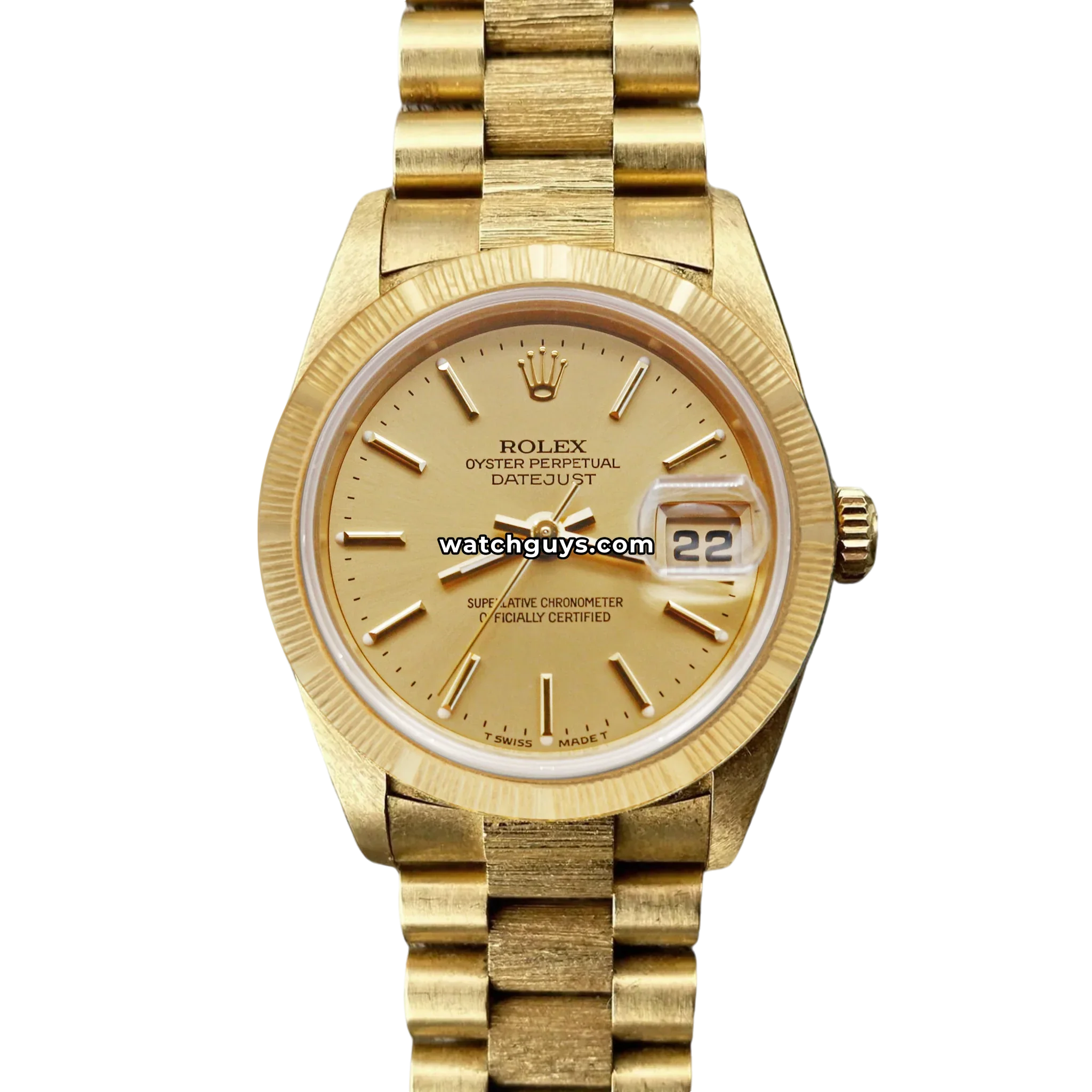 Rolex Datejust 69278 Champagne Index President