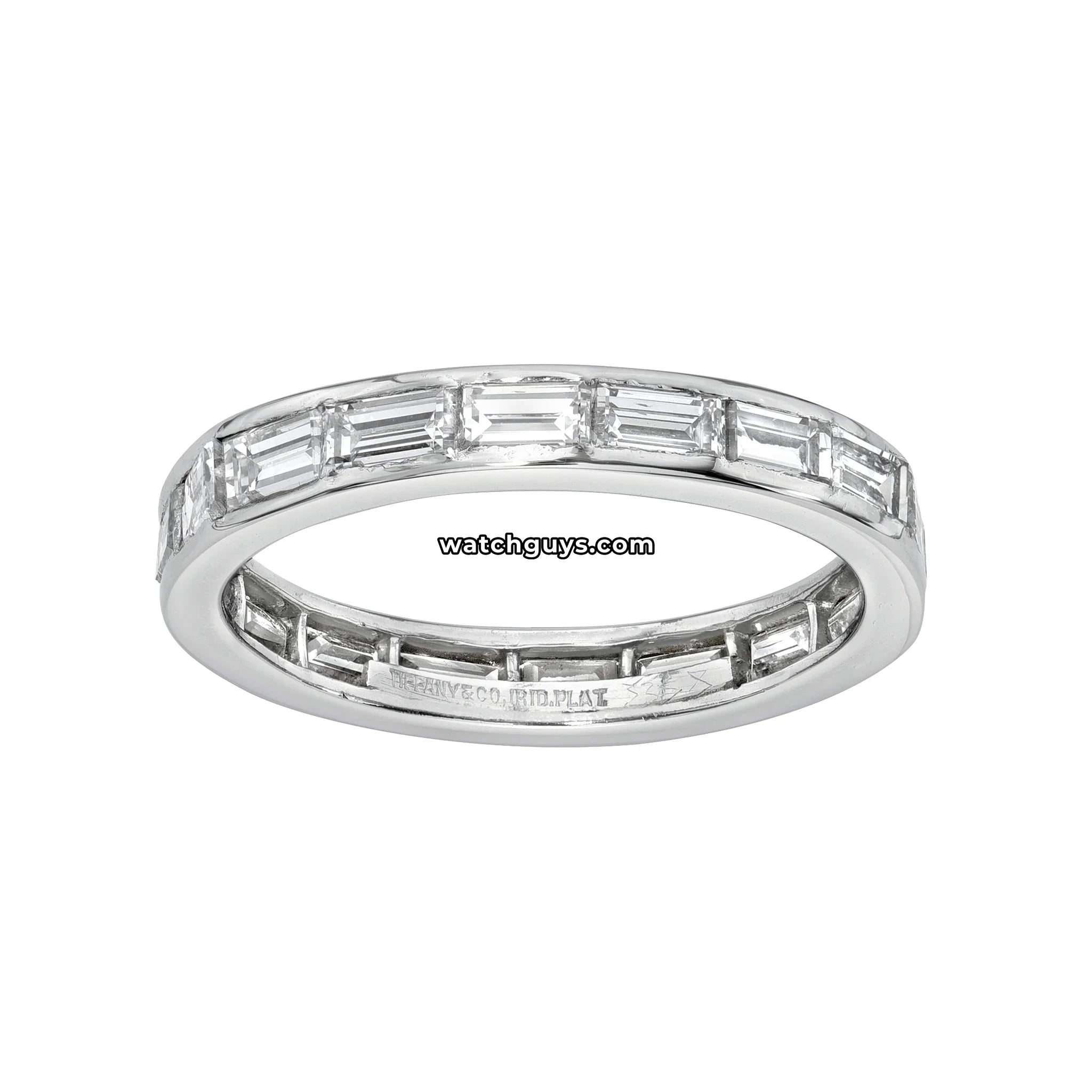 Tiffany & Co. Baguette Eternity Band Platinum