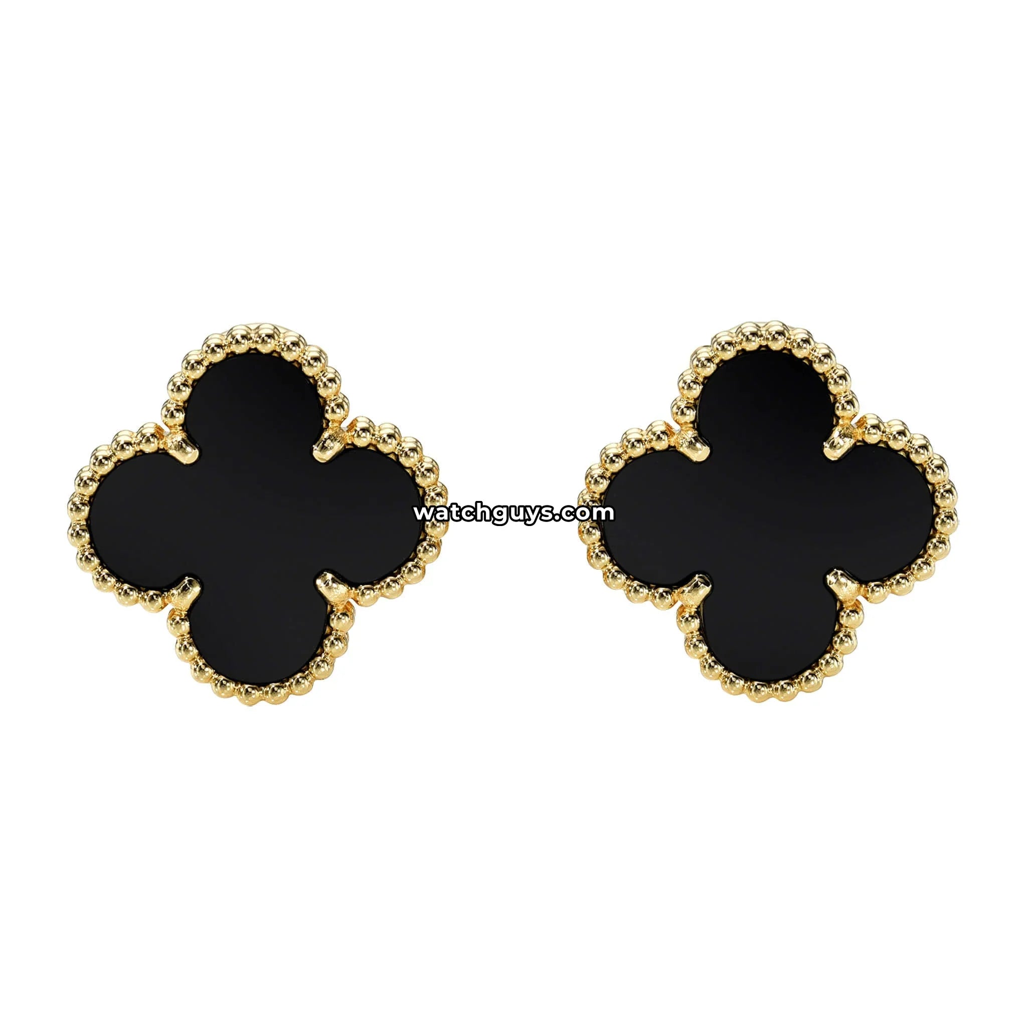 Van Cleef & Arpels Vintage Alhambra Earring Onyx